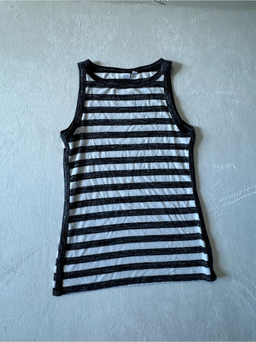 4/25 GAP Black and White Striped Tank Top